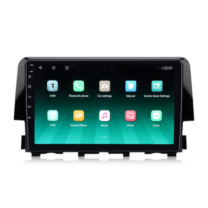 Für 2016-2020 Honda Civic 9 Zoll Touchscreen Android 13 Qualcomm Autoradio Apple Carplay Android Auto Mirrorlink GPS Navigation