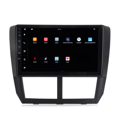 Für 2008-2012 Forester WRX Impreza 9 Zoll Touchscreen Android 13 Qualcomm Autoradio Apple Carplay Android Auto Wifi GPS Navigation