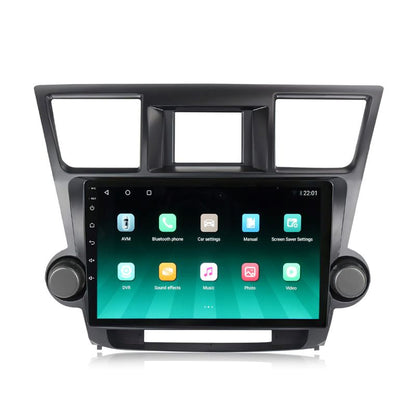 Für 2009-2013 Toyota Highlander 10 Zoll Touchscreen Android 13 Qualcomm Autoradio Apple Carplay Android Auto Wifi GPS Navigation