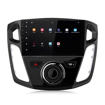 9 inch Touchscreen Android 13 Qualcomm Car Radio Apple Carplay Android Auto Mirrorlink GPS Navigation For 2012-2017 Ford Focus