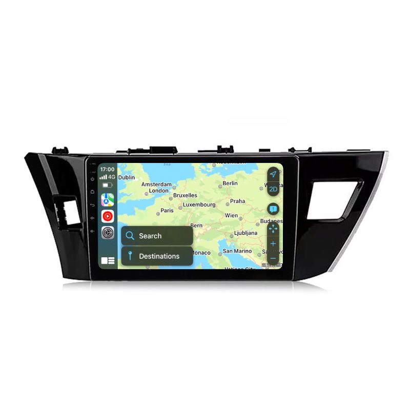 10 inch Android 13 Touchscreen Apple Carplay Android Auto Mirrorlink Bluetooth GPS Navigation For 2014-2016 Toyota Corolla