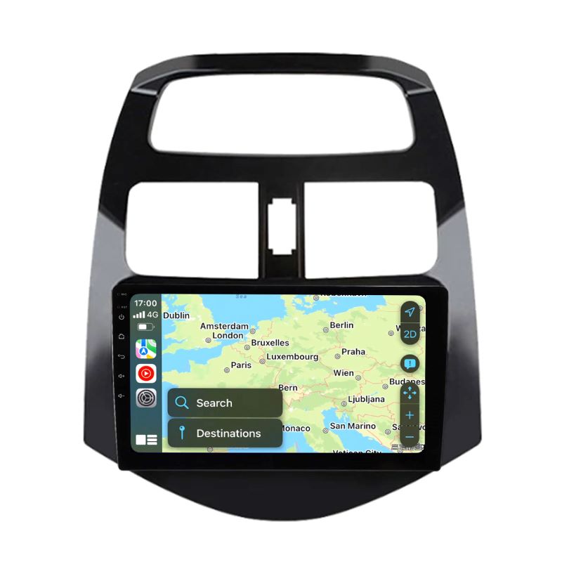 9 inch Android 13 Touchscreen Apple Carplay Android Auto Mirrorlink Bluetooth GPS Navigation For 2013-2015 Chevrolet Spark Beat Matiz Creative