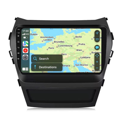 10 inch Android 13 Touchscreen Apple Carplay Android Auto Mirrorlink Bluetooth GPS Navigation For 2013-2017 Hyundai Santa Fe