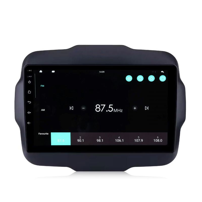 9 inch Android 13 Touchscreen Apple Carplay Android Auto Mirrorlink Bluetooth GPS Navigation For 2015 Jeep Renegade