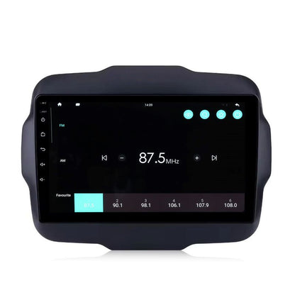 9 inch Android 13 Touchscreen Apple Carplay Android Auto Mirrorlink Bluetooth GPS Navigation For 2015 Jeep Renegade